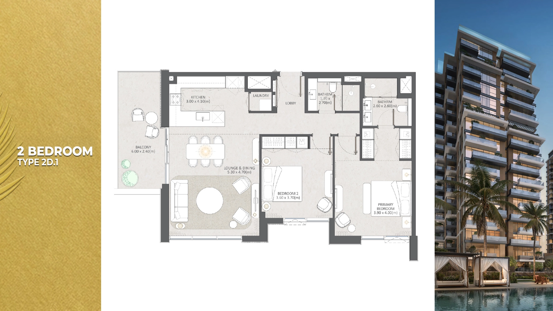 2 BR - Type B